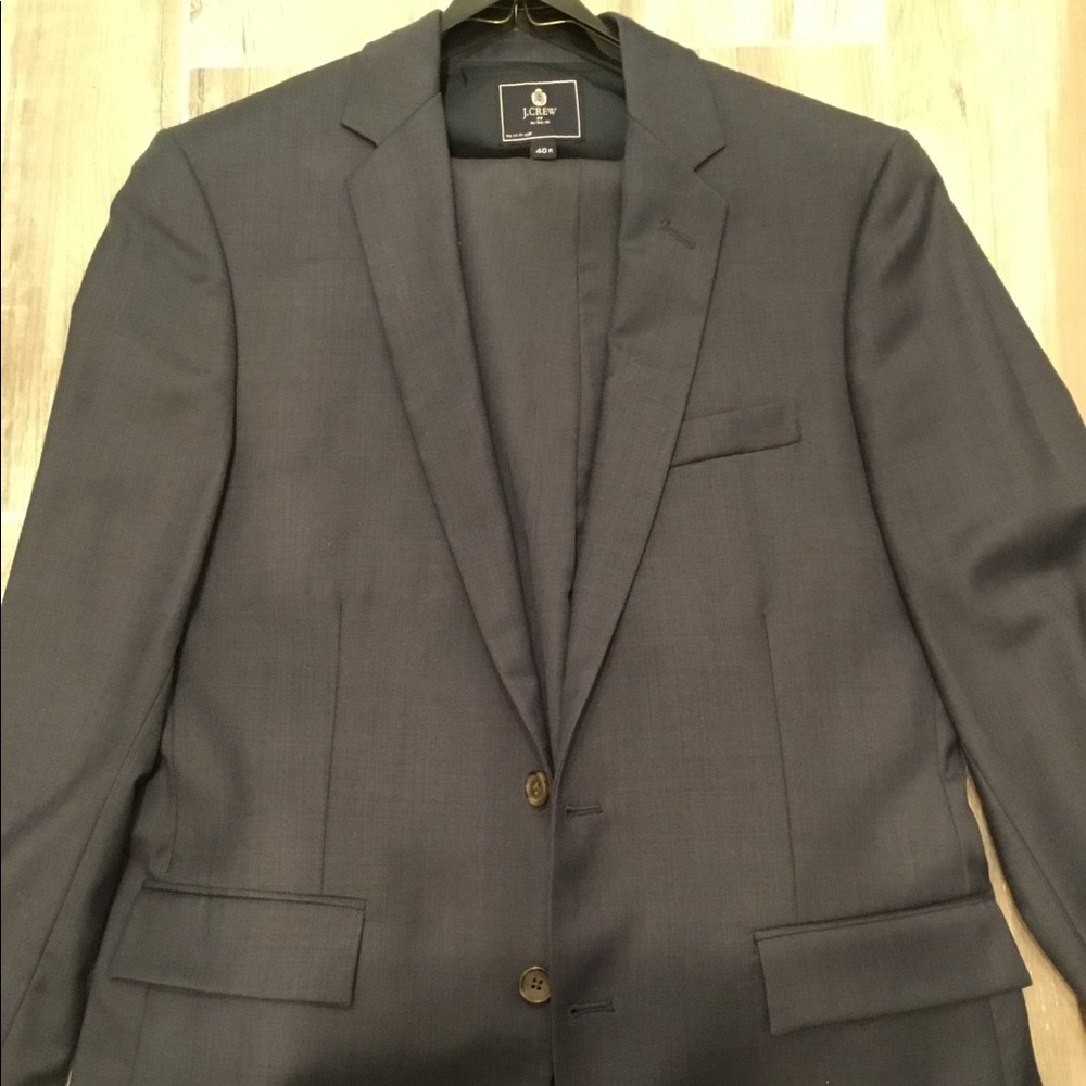 J. Crew Thompson Suit 40r; 34/32 pant